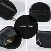 Borsa anti-radiazioni in pelle PU RFID per cellulare, chiave per auto, protezione segnale, PU Black