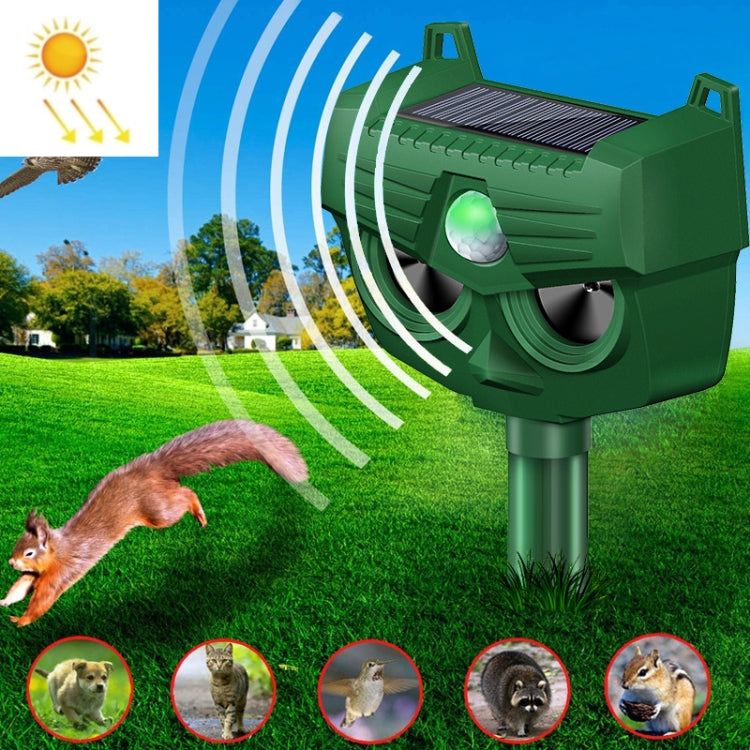 Repellente solare ad ultrasuoni per animali esterno RC-543