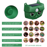 Repellente solare ad ultrasuoni per animali esterno RC-543