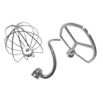 Accessori in acciaio inossidabile, For KitchenAid 5QT Mixer Head, For KitchenAid  6QT Mixer Head, For KitchenAid Stand Mixer 5QT  Whip Whisk, For Kitchenaid Stand Mixer 5QT Dough Hook, For KitchenAid Stand Mixer 6QT Whip Whisk                          ...