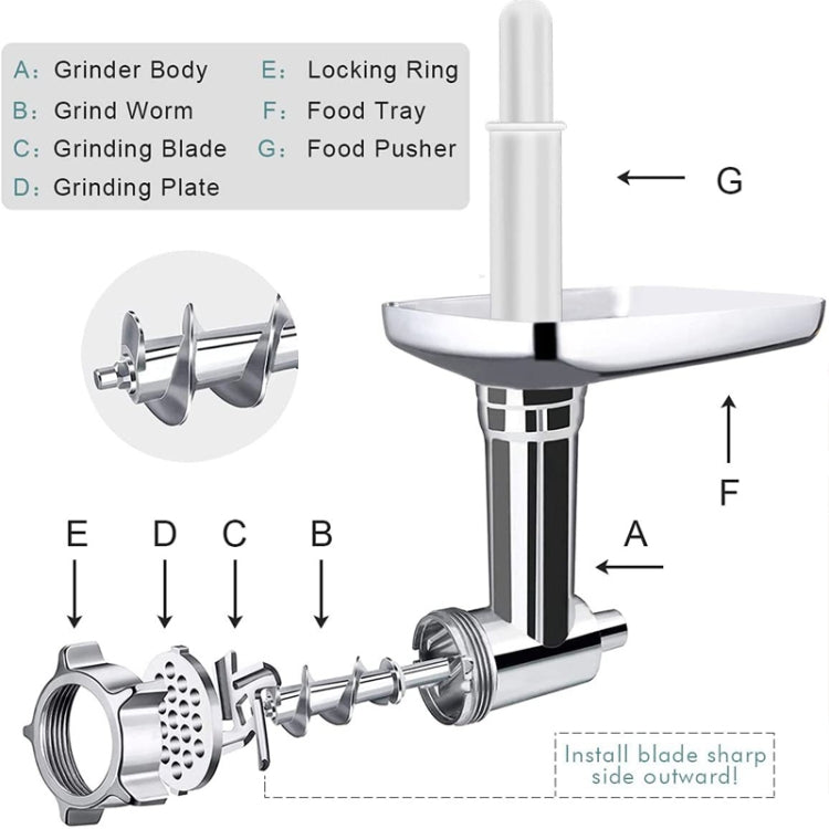 Set accessori macinacarne universale per KitchenAid