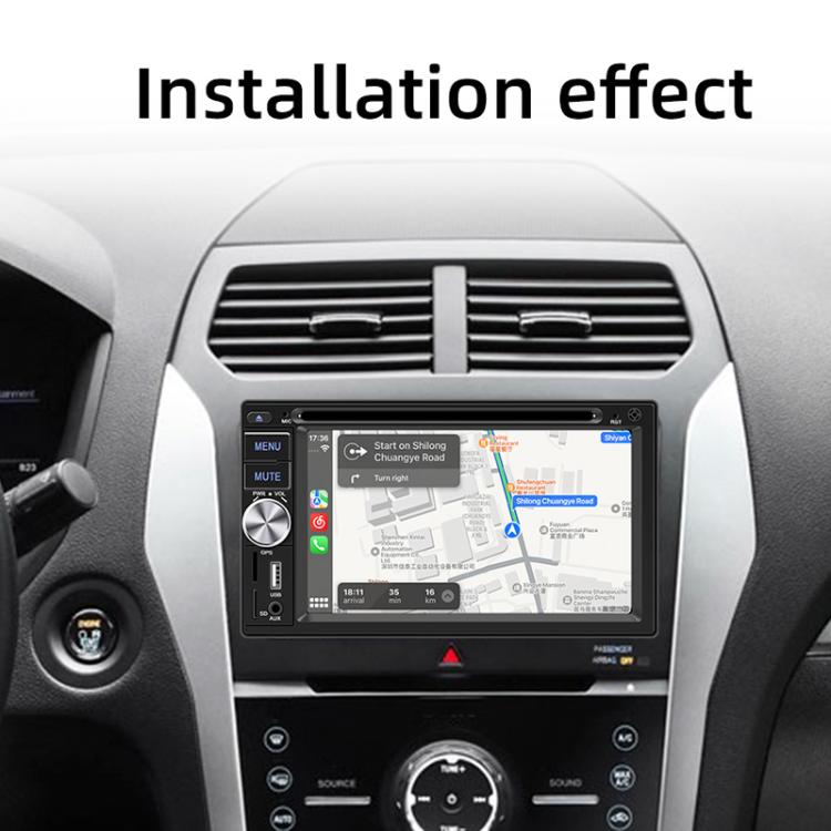 6,2 pollici Bluetooth AUX Interconnessione del telefono cellulare Interfaccia USB Auto DVD