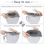 KA-T5 Per KitchenAid K5GB 5QT Coperchio con guarnizione per ciotola in vetro per miscelatore con testa inclinabile, Glass Bowl Seal Lid