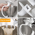 K5ADH-16 Per 6QT Impastatrici con alzata per ciotola Home Restaurant Utensili per impastare con gancio per impastare, K5ADH-16