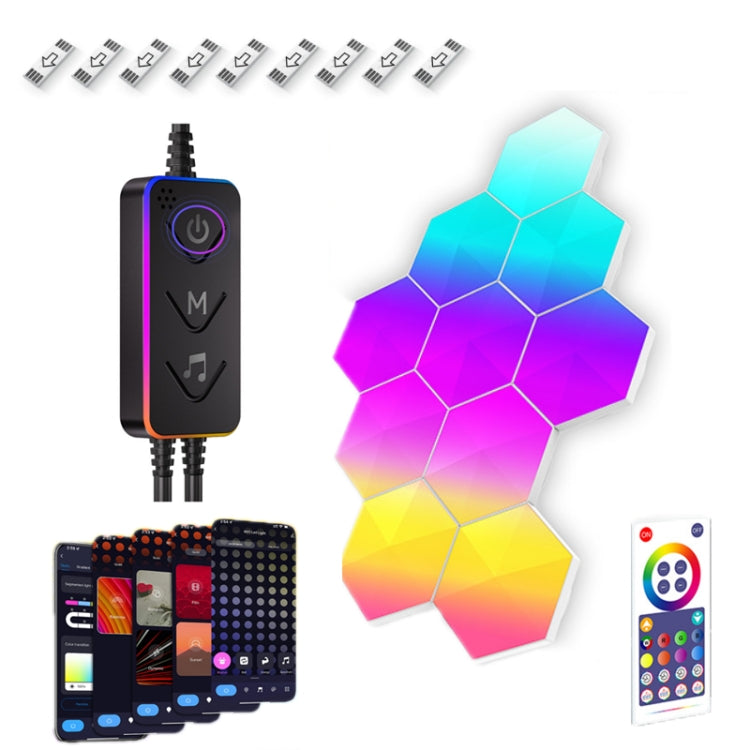 Gaming Ambient Light Smart Chiclet Backdrop Quantum Wall Light, Versioni:, 3pcs Bluetooth, 6pcs Bluetooth, 10pcs Bluetooth, 12pcs Bluetooth, 3pcs WIFI, 6pcs WIFI, 10pcs WIFI, 12pcs WIFI