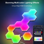 Gaming Ambient Light Smart Chiclet Backdrop Quantum Wall Light, Versioni:, 3pcs Bluetooth, 6pcs Bluetooth, 10pcs Bluetooth, 12pcs Bluetooth, 3pcs WIFI, 6pcs WIFI, 10pcs WIFI, 12pcs WIFI