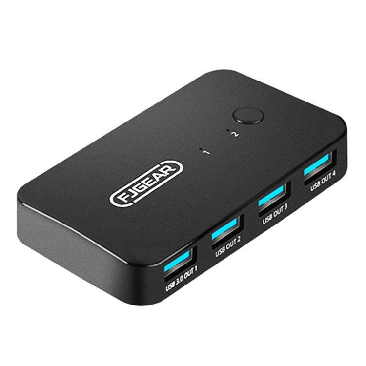 FJGEAR2 FJ-U302 3 In 2 Out Espansore switch condiviso USB condiviso con cavo controller desktop, FJ-U302
