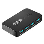 FJGEAR2 FJ-U302 3 In 2 Out Espansore switch condiviso USB condiviso con cavo controller desktop, FJ-U302