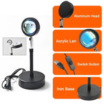 Sfondo del tramonto Telecomando RGB Floor Ambient Projection Light, Bluetooth APP