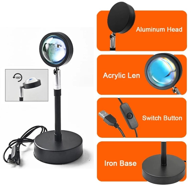 Sfondo del tramonto Telecomando RGB Floor Ambient Projection Light, Bluetooth APP