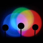 Sfondo del tramonto Telecomando RGB Floor Ambient Projection Light, Bluetooth APP