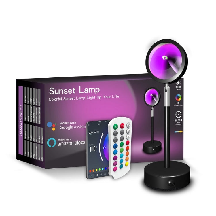 Sfondo del tramonto Telecomando RGB Floor Ambient Projection Light, Bluetooth APP