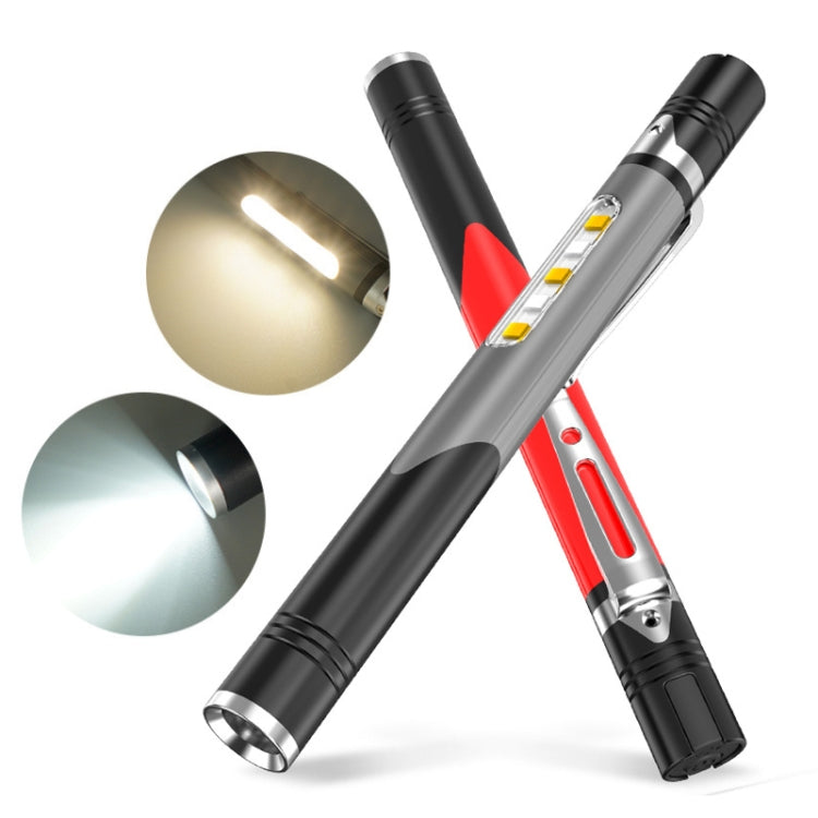 B35 XPG+LED Mini Pen Light Tre sorgenti luminose Pratiche torce elettriche, B35 (Grey), B35 (Red)