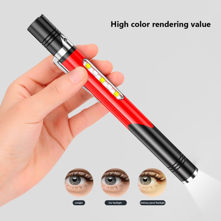 B35 XPG+LED Mini Pen Light Tre sorgenti luminose Pratiche torce elettriche, B35 (Grey), B35 (Red)