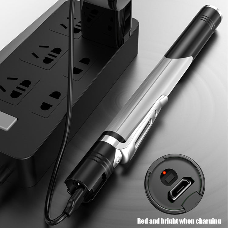 B35 XPG+LED Mini Pen Light Tre sorgenti luminose Pratiche torce elettriche, B35 (Grey), B35 (Red)