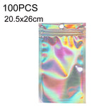 100PCS Laser autosigillante sacchetto di imballaggio linea dati sacchetto di plastica foglio di alluminio, dimensioni:, 15x15cm, 15x22cm, 16x20cm, 16x24cm, 18x23cm, 18x26cm, 20.5x26cm, 20x30cm