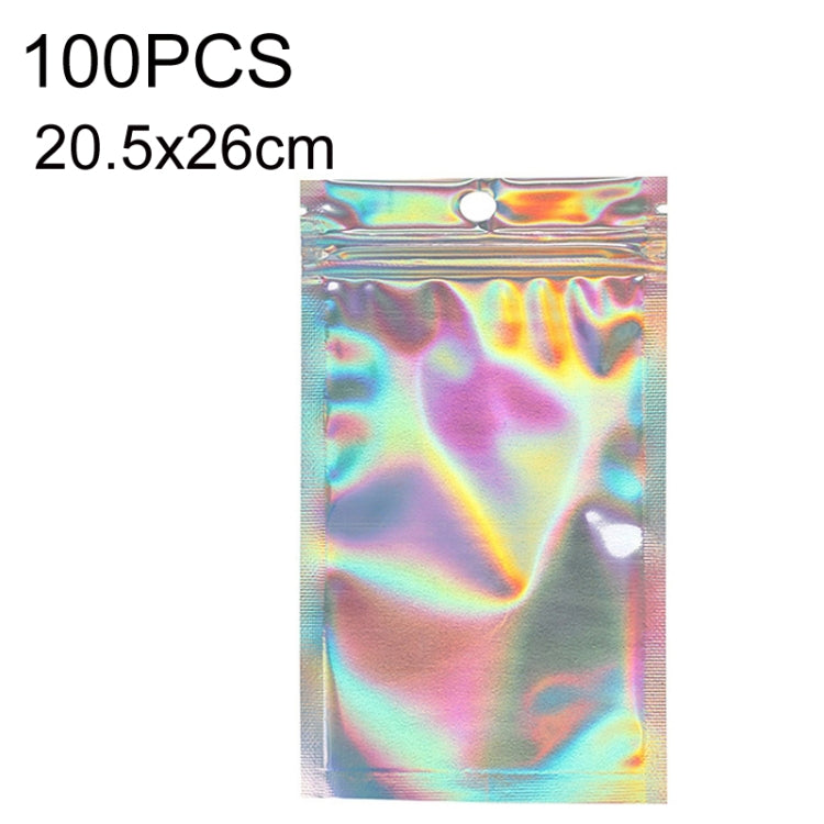 100PCS Laser autosigillante sacchetto di imballaggio linea dati sacchetto di plastica foglio di alluminio, dimensioni:, 15x15cm, 15x22cm, 16x20cm, 16x24cm, 18x23cm, 18x26cm, 20.5x26cm, 20x30cm
