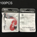 100PCS XC-0014 Cavo dati USB Borse per imballaggio Borsa a chiusura lampo leggera perla, dimensioni:, 9x16cm (Blue), 9x16cm (Light Green), 9x16cm (Red), 9x16cm (Gold), 9x16cm (Black), 10.5x15cm (Blue), 10.5x15cm (Light Green), 10.5x15cm (Red)          ...