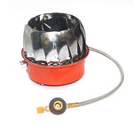 Mini fornello a gas portatile per alpinismo da campeggio all'aperto, stile:, Square (Regular Model), Square (Buckle Model), Square (Threaded Interface), Lotus (Regular Model), Lotus (Buckle Model), Lotus (Threaded Interface)