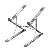 Supporto per dissipazione del calore per laptop in lega di alluminio pieghevole a doppio strato N8, N8 (Silver), N8 (Gray), N8 (Oxidized Silver)
