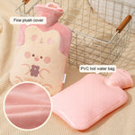 ZS103 Sacchetti di acqua calda riempiti d'acqua peluche Cartoon Borraccia riscaldante a prova di perdite a prova di esplosione, Spec:, Pink Lucky Rabbit, Beige Lucky Rabbit, Brown Bear, Khaki Bear, Purple Duck, Pink Rabbit, Pink Duck, Deep Blue Duck   ...