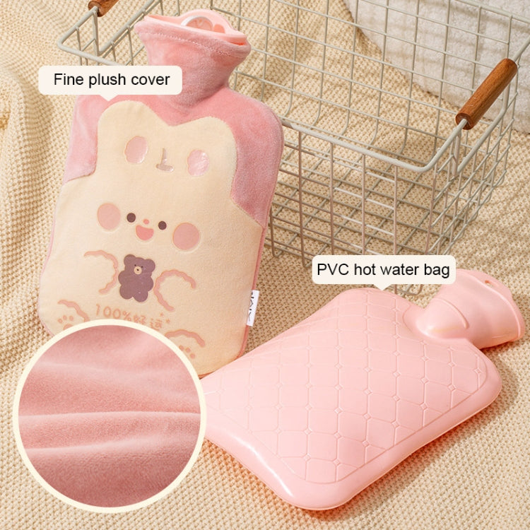 ZS103 Sacchetti di acqua calda riempiti d'acqua peluche Cartoon Borraccia riscaldante a prova di perdite a prova di esplosione, Spec:, Pink Lucky Rabbit, Beige Lucky Rabbit, Brown Bear, Khaki Bear, Purple Duck, Pink Rabbit, Pink Duck, Deep Blue Duck   ...