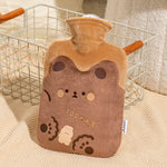 ZS103 Sacchetti di acqua calda riempiti d'acqua peluche Cartoon Borraccia riscaldante a prova di perdite a prova di esplosione, Spec:, Pink Lucky Rabbit, Beige Lucky Rabbit, Brown Bear, Khaki Bear, Purple Duck, Pink Rabbit, Pink Duck, Deep Blue Duck   ...