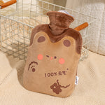 ZS103 Sacchetti di acqua calda riempiti d'acqua peluche Cartoon Borraccia riscaldante a prova di perdite a prova di esplosione, Spec:, Pink Lucky Rabbit, Beige Lucky Rabbit, Brown Bear, Khaki Bear, Purple Duck, Pink Rabbit, Pink Duck, Deep Blue Duck   ...