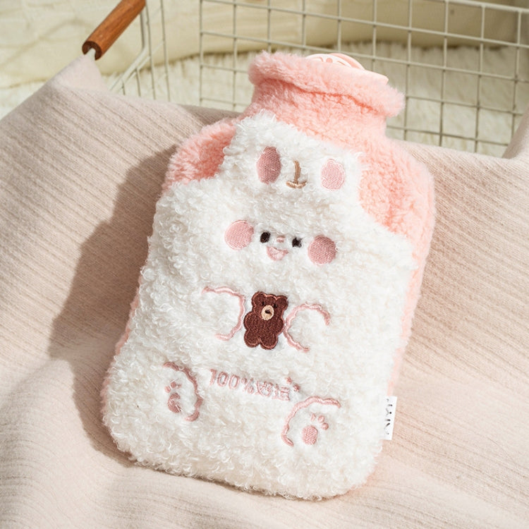 ZS103 Sacchetti di acqua calda riempiti d'acqua peluche Cartoon Borraccia riscaldante a prova di perdite a prova di esplosione, Spec:, Pink Lucky Rabbit, Beige Lucky Rabbit, Brown Bear, Khaki Bear, Purple Duck, Pink Rabbit, Pink Duck, Deep Blue Duck   ...