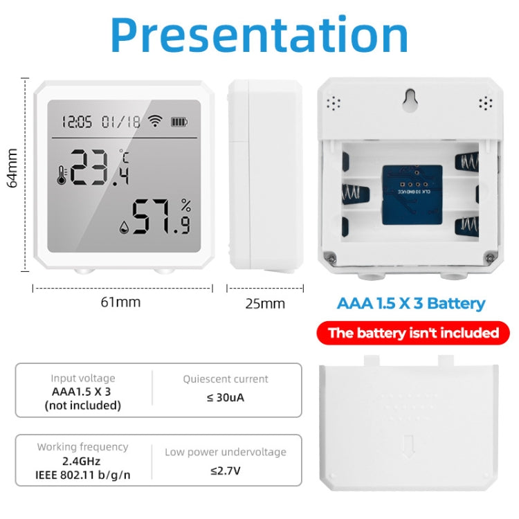 Sensore temperatura e umidità Wi-Fi per smart home