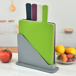 Set di 4 taglieri in plastica classificati multifunzione, Plastic