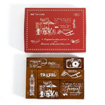 MOCARD Set di timbri in legno 7 in 1 Manuale Materiale fai da te, 7 In 1 Listening Wind, 7 In 1 Senyu Traveler, 7 In 1 Handicraft Diary, 7 In 1 Floating