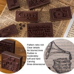 MOCARD Set di timbri in legno 7 in 1 Manuale Materiale fai da te, 7 In 1 Listening Wind, 7 In 1 Senyu Traveler, 7 In 1 Handicraft Diary, 7 In 1 Floating