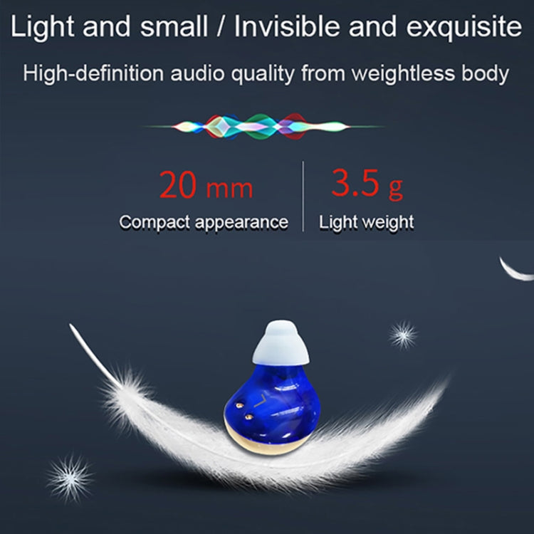 Z-300 TWS Amplificatore sonoro ricaricabile Apparecchi acustici per non udenti, Z-300 Red Blue