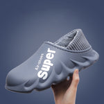 Pantofole in cotone impermeabile spesso velluto caldo invernale, Yellow, Blue Gray, Orange Red, Pink 8055, White 8055, Light Coffee 8055, Black 8055, Blue Gray 599, Duck Egg Green 599, Pink 599, Caramel 599, Dark Blue 599, Yellow 599, Yellow No Heel   ...