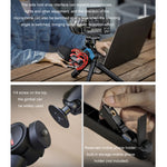 PGYTECH Camera Mobile Phone Desktop Pan Tilt Treppiede portatile, Black, White, Only Tripod, Remote Control Set, Remote control M1