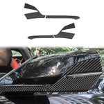 Adesivi antigraffio per specchietto retrovisore sinistro (guida a sinistra) per Chevrolet Corvette C8, 4 pezzi/set, Left-Hand Drive
