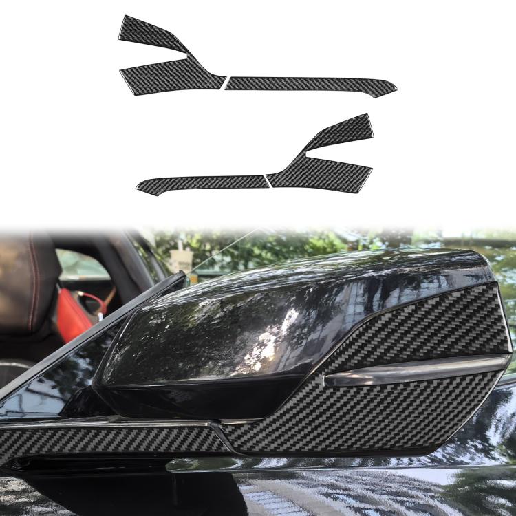 Adesivi antigraffio per specchietto retrovisore sinistro (guida a sinistra) per Chevrolet Corvette C8, 4 pezzi/set, Left-Hand Drive