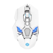 K-Snake Q18 9 tasti 6400 DPI Mouse da gioco cablato con macchina luminosa, lunghezza cavo: 1,5 m, Q18 Black, Q18 White