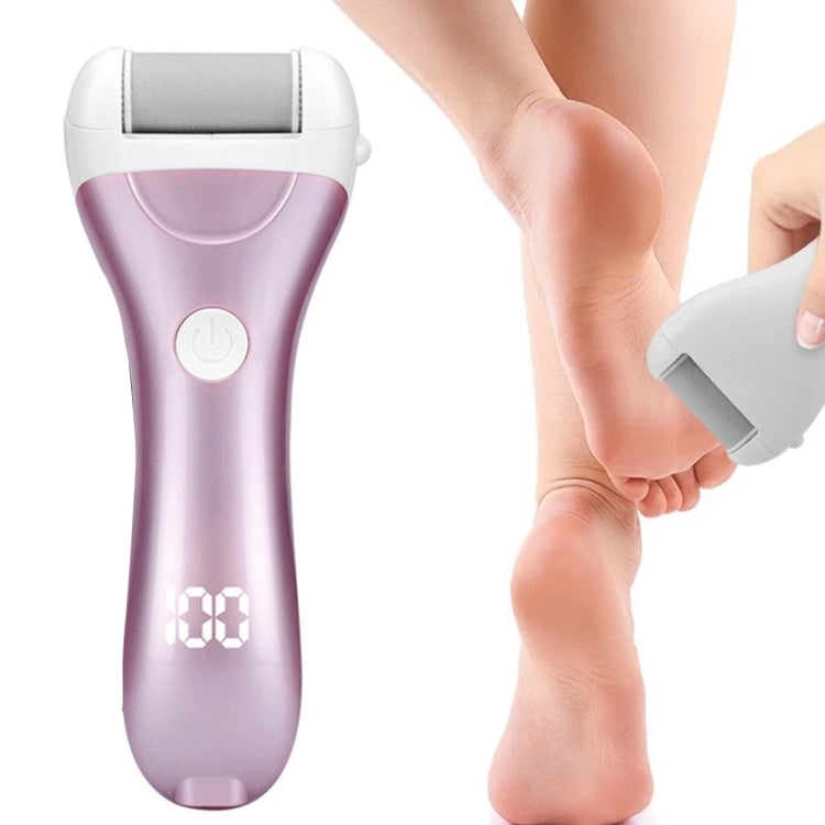 Smerigliatrice elettrica per piedi Display digitale Peeling per pedicure USB, Pink, Gold, Green