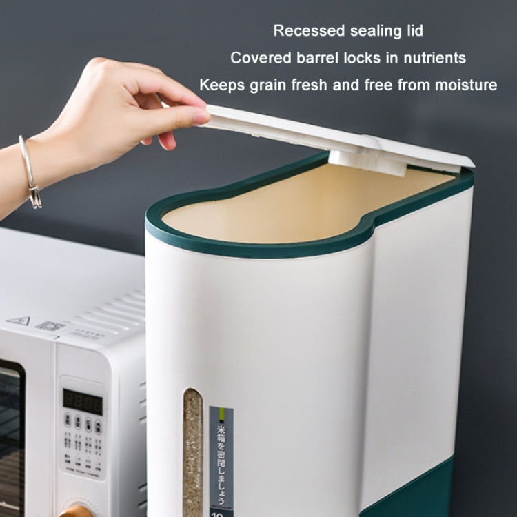 Bidone per la conservazione del riso fresco sigillato a prova di umidità e a prova di insetto, 5 KG