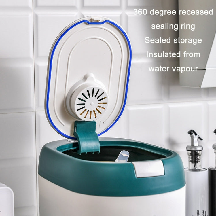 Secchio per riso da cucina sigillato a prova di umidità e polvere, Red 10kg, Red 5kg, Gray 10kg, Gray 5kg, Blue 10kg, Blue 5kg, Green 10kg, Green 5kg