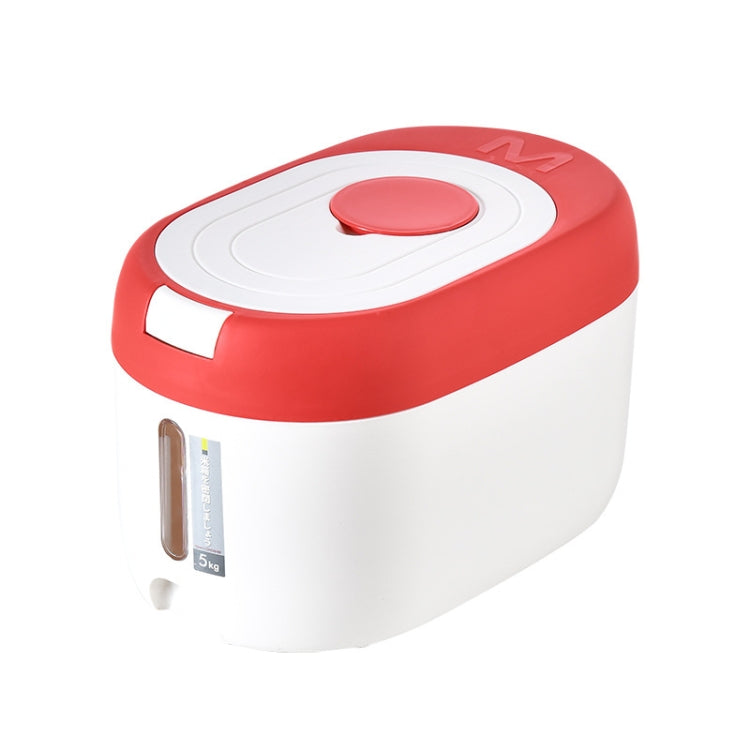 Secchio per riso da cucina sigillato a prova di umidità e polvere, Red 10kg, Red 5kg, Gray 10kg, Gray 5kg, Blue 10kg, Blue 5kg, Green 10kg, Green 5kg