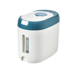 Secchio per riso da cucina sigillato a prova di umidità e polvere, Red 10kg, Red 5kg, Gray 10kg, Gray 5kg, Blue 10kg, Blue 5kg, Green 10kg, Green 5kg