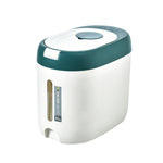 Secchio per riso da cucina sigillato a prova di umidità e polvere, Red 10kg, Red 5kg, Gray 10kg, Gray 5kg, Blue 10kg, Blue 5kg, Green 10kg, Green 5kg