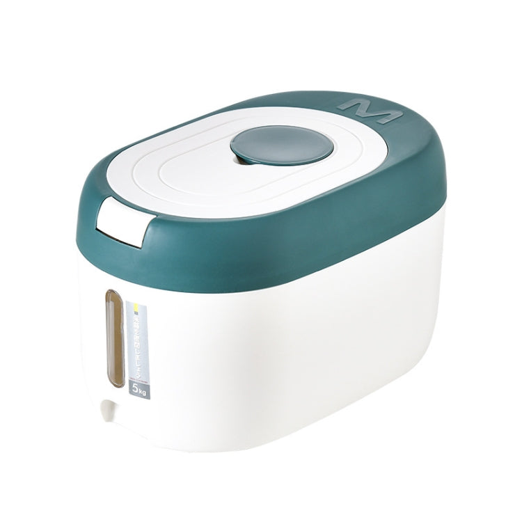 Secchio per riso da cucina sigillato a prova di umidità e polvere, Red 10kg, Red 5kg, Gray 10kg, Gray 5kg, Blue 10kg, Blue 5kg, Green 10kg, Green 5kg