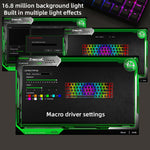 ZIYOU LANG T8 Tastiera meccanica da gioco RGB a 68 tasti, lunghezza cavo: 1,5 m, stile:, T8 Micro Light Version Green Shaft, T8 Micro Light Version Tea Shaft, T8 Water Green Version Green Shaft, T8 Water Green Version Red Shaft, T8 Bee Version Green Sh...