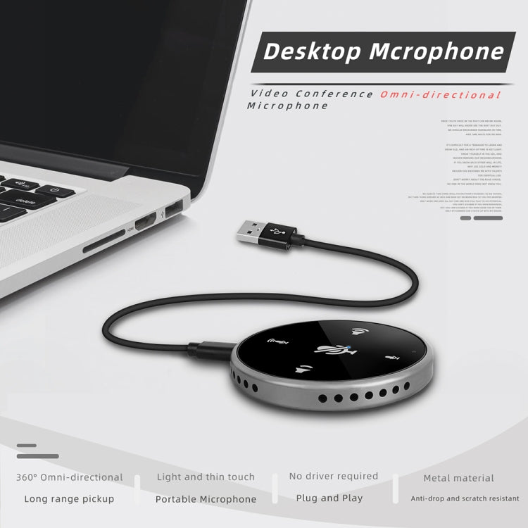 Microfono desktop USB Q5 con cancellazione rumore