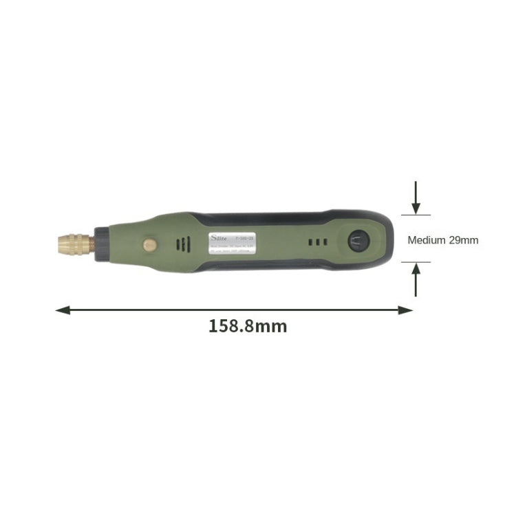 SLITE P-500-23 Ricarica mini trapano elettrico fai da te strumento di intaglio, P-500-23