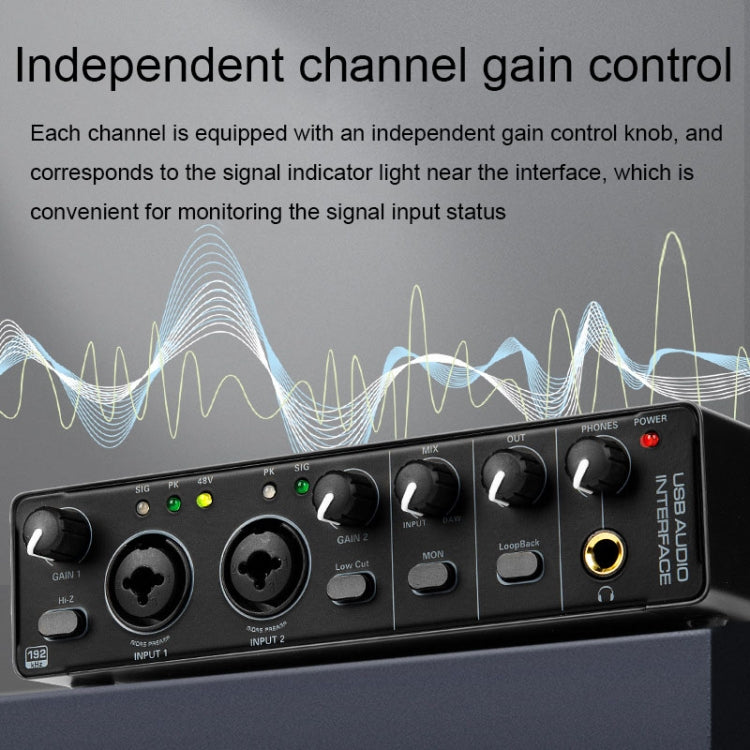 Mixer audio USB per registrazione strumenti e microfoni